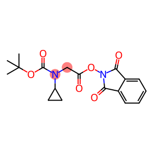 1,3-dioxo-2,3-dihydro-1H-isoindol-2-yl 2-{[(tert-butoxy)carbonyl](cyclopropyl)amino}acet ate