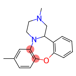 1,3,4,14b-tetrahydro-2,7-dimethyl-2H-dibenzo[b,f]pyrazino[1,2-d][1,4]oxazepine