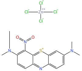 METHYLENE GREEN, ZINC CHLORIDE DOUBLE SA LT (BASIC GREEN 5, C.I. 52020)