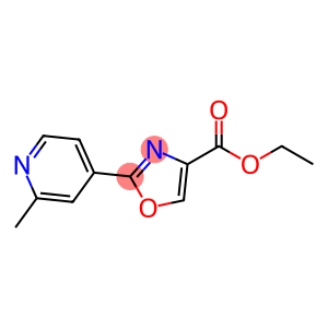 4-Oxazolecarboxylic acid, 2-(2-methyl-4-pyridinyl)-, ethyl ester