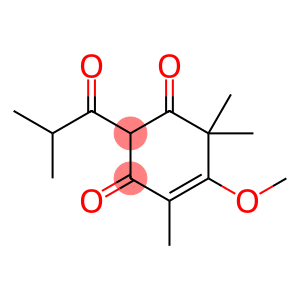 2-(1-Oxo-2-methylpropyl)-4,6,6-trimethyl-5-methoxy-4-cyclohexene-1,3-dione