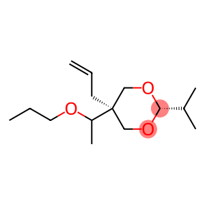5α-Allyl-2β-isopropyl-5β-(1-propoxyethyl)-1,3-dioxane
