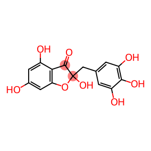 3(2H)-Benzofuranone,2,4,6-trihydroxy-2-[(3,4,5-trihydroxyphenyl)methyl]-, (+)-