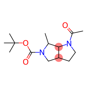 Pyrrolo[3,4-b]pyrrole-5(1H)-carboxylic acid, 1-acetylhexahydro-6-methyl-, 1,1-dimethylethyl ester