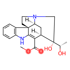 (19S)-2,16-Didehydro-19,20-dihydroxycuran-17-oic acid methyl ester