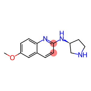 2-Quinolinamine, 6-methoxy-N-(3S)-3-pyrrolidinyl-