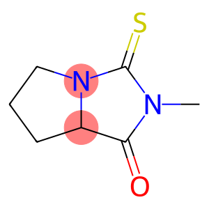1H-Pyrrolo[1,2-c]imidazol-1-one,hexahydro-2-methyl-3-thioxo-(9CI)