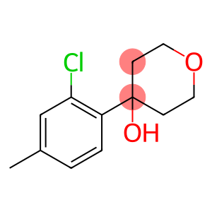 4-(2-chloro-4-methylphenyl)tetrahydro-2H-pyran-4-ol