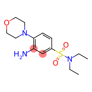 3-amino-N,N-diethyl-4-(morpholin-4-yl)benzene-1-sulfonamide
