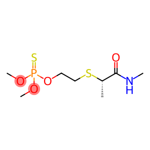 O,O-Dimethyl S-[2-(1-methyl-2-methylamino-2-oxoethylthio)ethyl] phosphorothioate