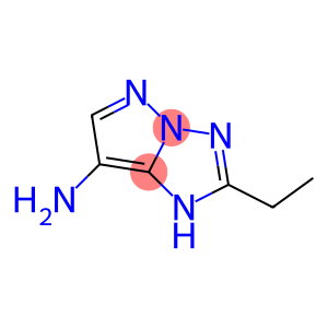 1H-Pyrazolo[1,5-b][1,2,4]triazol-7-amine,  2-ethyl-  (9CI)