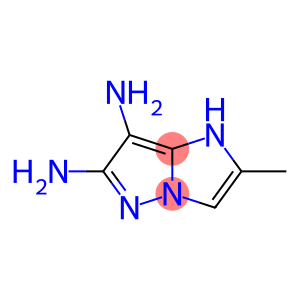 1H-Imidazo[1,2-b]pyrazole-6,7-diamine,  2-methyl-