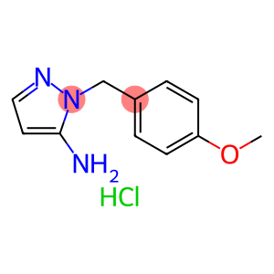 1-[(4-Methoxyphenyl)methyl]-1H-pyrazol-5-amine monohydrochlo...