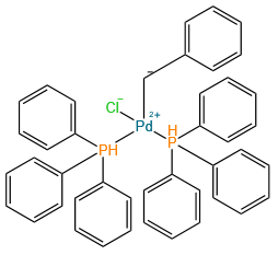 trans-benzyl(chloro)bis(triphenyl-phosphine)palla