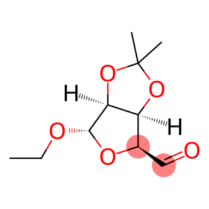 D-arabino-Pentodialdo-5,2-furanoside, ethyl 3,4-O-(1-methylethylidene)-, (5S)- (9CI)