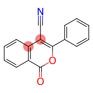 1H-2-Benzopyran-4-carbonitrile, 1-oxo-3-phenyl-
