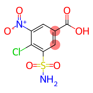 4-Chloro-3-nitro-5-sulfonamidobenzoic acid