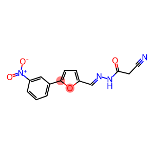 2-cyano-N'-[(5-{3-nitrophenyl}-2-furyl)methylene]acetohydrazide
