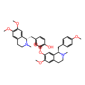 4-{[(1R)-6,7-dimethoxy-2-methyl-1,2,3,4-tetrahydroisoquinolin-1-yl]methyl}-2-{[(1R)-6-methoxy-1-(4-methoxybenzyl)-2-methyl-1,2,3,4-tetrahydroisoquinolin-7-yl]oxy}phenol