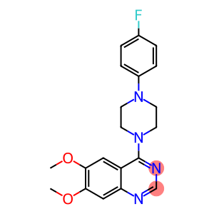 4-[4-(4-fluorophenyl)piperazin-1-yl]-6,7-dimethoxyquinazoline