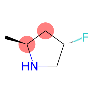 Pyrrolidine, 4-fluoro-2-methyl-, (2S,4S)-