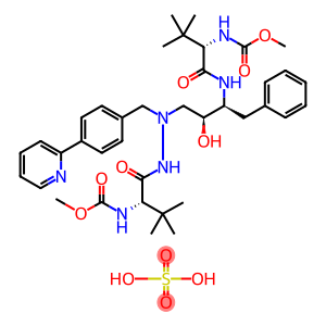 1-(4-Biphenylyl)-4(S)-hydroxy-5(S)-2,5-bis{[N-(methoxycarbonyl-)-L-tert-leucinyl]amino}-6-phenyl-2-azahexane