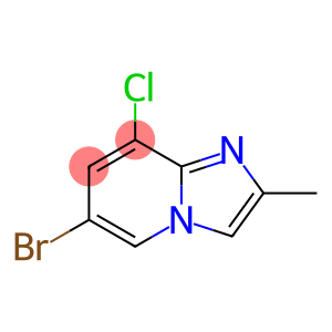 Imidazo[1,2-a]pyridine, 6-bromo-8-chloro-2-methyl-