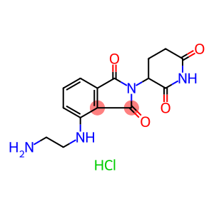 1H-Isoindole-1,3(2H)-dione, 4-[(2-aminoethyl)amino]-2-(2,6-dioxo-3-piperidinyl)-, hydrochloride (1:1)