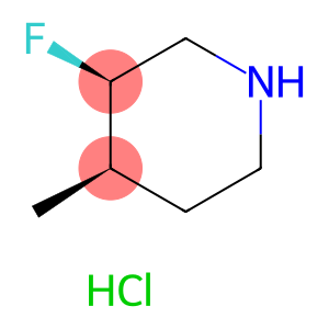 Piperidine, 3-fluoro-4-methyl-, hydrochloride (1:1), (3R,4R)-rel-