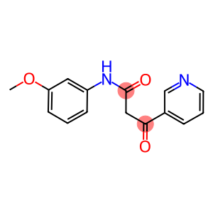 N-(3-METHOXYPHENYL)-3-OXO-3-PYRIDIN-3-YLPROPANAMIDE