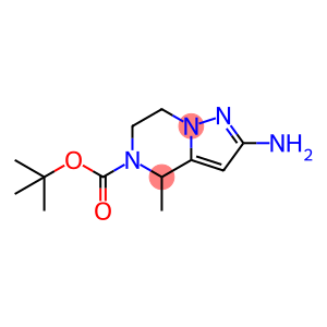 Tert-butyl 2-amino-4-methyl-6,7-dihydro-4H-pyrazolo[1,5-a]pyrazine-5-carboxylate
