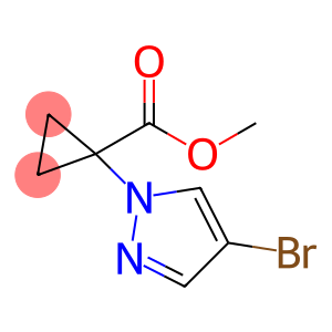 Cyclopropanecarboxylic acid, 1-(4-bromo-1H-pyrazol-1-yl)-, methyl ester
