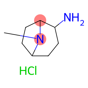 8-Azabicyclo[3.2.1]octan-2-amine, 8-methyl-, hydrochloride (1:2)