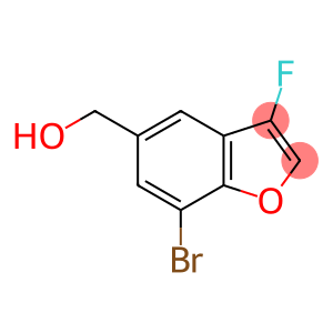 (7-bromo-3-fluoro-benzofuran-5-yl)methanol