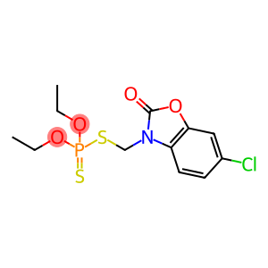 S-[(6-chloro-2-oxo-1,3-benzoxazol-3(2H)-yl)methyl] O,O-diethyl phosphorodithioate
