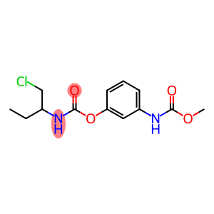 N-[1-(Chloromethyl)propyl]carbamic acid 3-methoxycarbonylaminophenyl ester