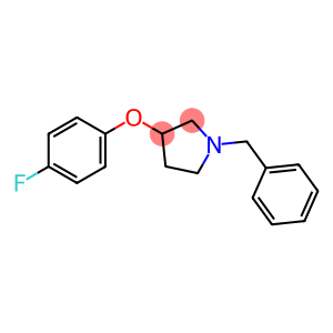 1-BENZYL-3-(P-FLUOROPHENOXY)-PYRROLIDINE