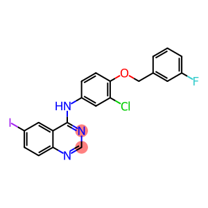 N-[3-氯-4-(3-氟苄氧基)苯基]-6-碘喹唑啉-4-胺