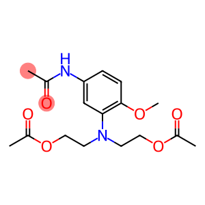 3-(n.n-Diacetoxyethyl)amino-4-methoxy acetanilide