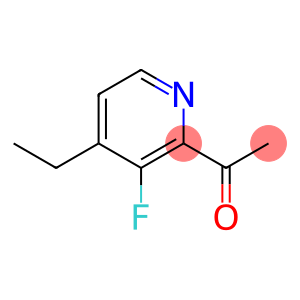 Ethanone, 1-(4-ethyl-3-fluoro-2-pyridinyl)- (9CI)