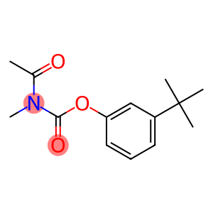 Carbamic acid, acetylmethyl-, 3-(1,1-dimethylethyl)phenyl ester (9CI)