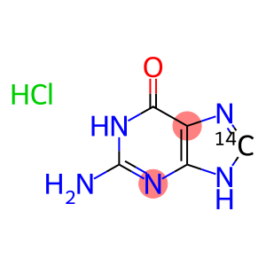 GUANINE-8-14C HYDROCHLORIDE