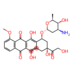 (8S-cis)-10-(3-Amino-2,3,6-Trideoxy-alpha-L-Lyxo-Hexopyranosyl)Oxy-7,8,9,10-Tetrahydro-6,8,11-Trihydroxy-8-(Hydroxyacetyl)-1-Methoxy-5,12-Naphthacenedione