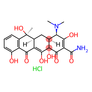 -dioxo-6-methyl-3,6,10,12,12a-pentahydroxy-,4-epimer,hydrochloride