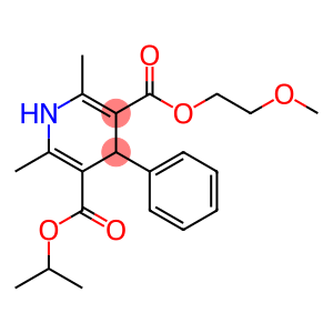 3,5-Pyridinedicarboxylic acid, 1,4-dihydro-2,6-dimethyl-4-phenyl-, 3-(2-methoxyethyl) 5-(1-methylethyl) ester