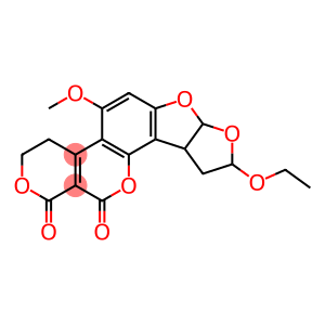 9-Ethoxy-3,4,7a,9,10,10a-hexahydro-5-methoxy-1H,12H-furo[3',2':4,5]furo[2,3-h]pyrano[3,4-c][1]benzopyran-1,12-dione