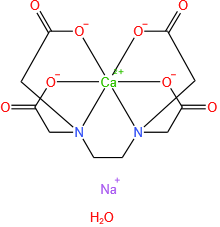 Calcium disodium ethylenediaminetetraacetate hydrate