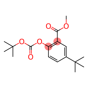 Benzoic acid, 2-[[(1,1-dimethylethoxy)carbonyl]oxy]-5-(1,1-dimethylethyl)-, methyl ester
