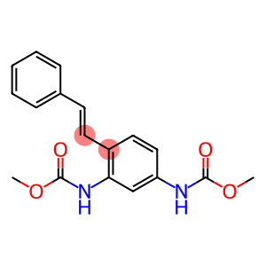 (E)-2,4-Stilbenedicarbamic acid dimethyl ester