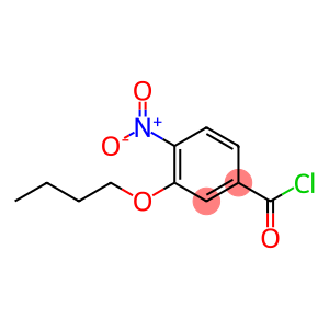 3-丁氧基-4-硝基苯甲酰氯